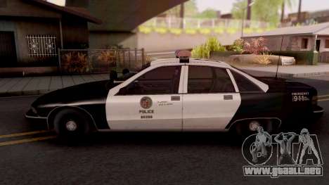 Chevrolet Caprice 1991 Los Santos Police para GTA San Andreas