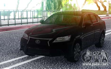 Lexus GS350F 2013 para GTA San Andreas