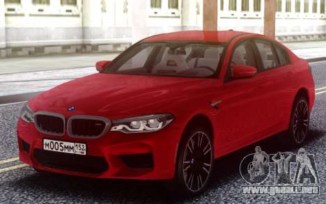 BMW M5 F90 TURBO para GTA San Andreas
