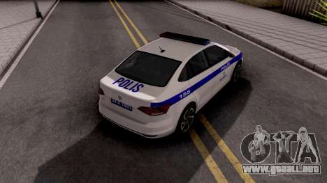Volkswagen Polo TR Polis para GTA San Andreas