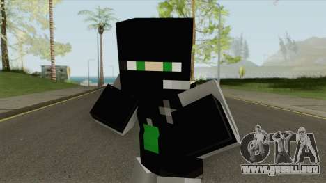 SWAT Minecraft Skin para GTA San Andreas