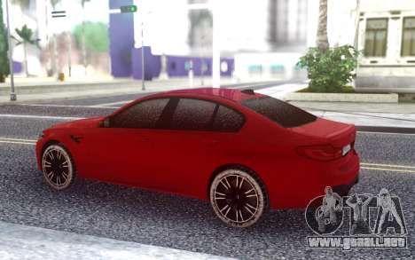 BMW M5 F90 Red Snow para GTA San Andreas