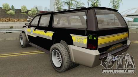 Chevrolet Suburban (Sheriff Blaine County) para GTA San Andreas