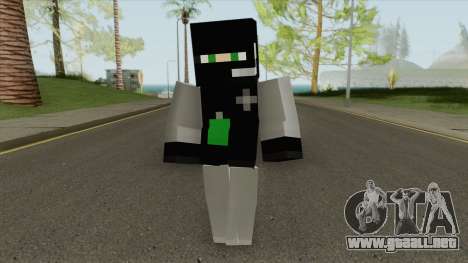 SWAT Minecraft Skin para GTA San Andreas