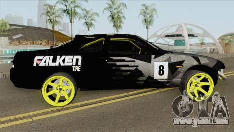 Nissan Skyline R33 Drift Falken Camo para GTA San Andreas