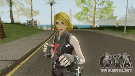 Black Widow Yellow Hair (Fortnite Marvel) para GTA San Andreas