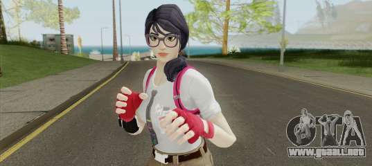 Fortnite Female Nerd (Mia Khalifa) para GTA San Andreas