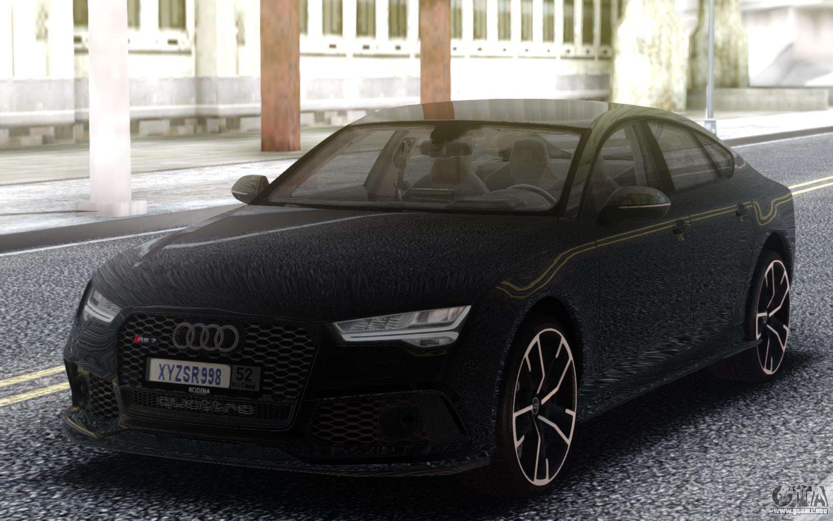 Ауди 7 видео. Audi rs7 GTA. Audi rs7 Black. GTA sa Audi rs7. Audi a7 GTA sa.