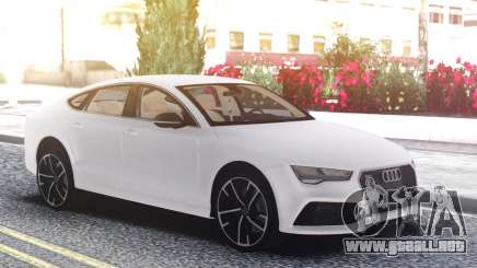 Audi RS7 White para GTA San Andreas