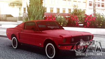 Ford Mustang 1967 Red Muscle para GTA San Andreas