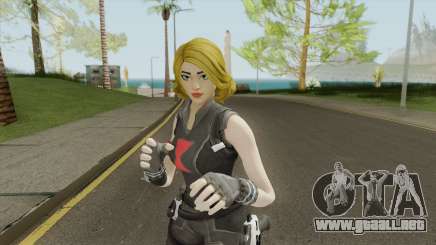 Black Widow Yellow Hair (Fortnite Marvel) para GTA San Andreas