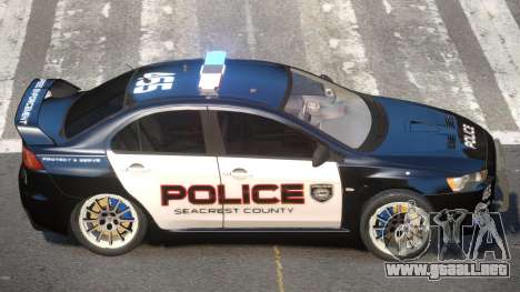 Mitsubishi Lancer X Police V1.0 para GTA 4