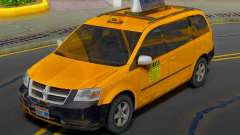 Dodge Grand Caravan 2009 Taxi para GTA San Andreas