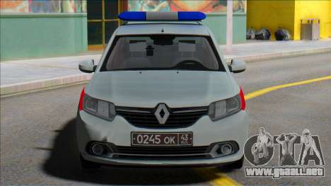 Renault Logan 2016 Guardia Rusa para GTA San Andreas