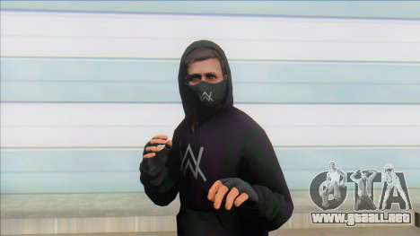 GTA Online Skin Ramdon Alan Walker V1 para GTA San Andreas