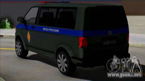 Volkswagen Transporter T5 FSB de Rusia para GTA San Andreas