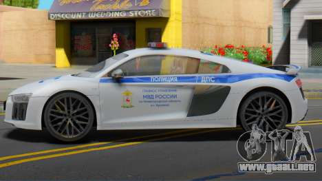 Audi R8 2015 Police para GTA San Andreas