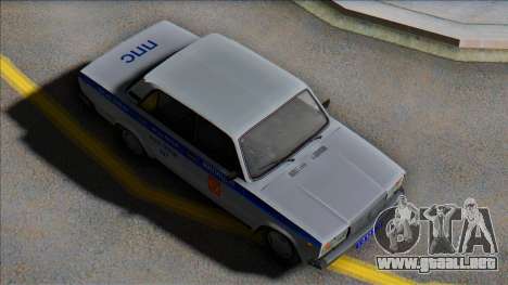Vaz 2107 PPP Police 2004 para GTA San Andreas