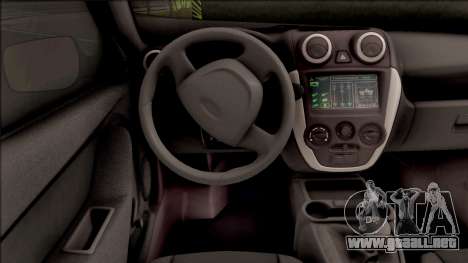 Lada Granta Grey Bumper para GTA San Andreas