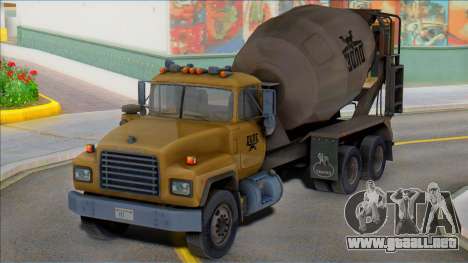 1992 Mack RD690 Cement Mixer Truck IVF para GTA San Andreas