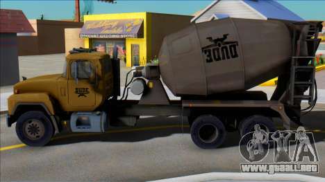 1992 Mack RD690 Cement Mixer Truck IVF para GTA San Andreas