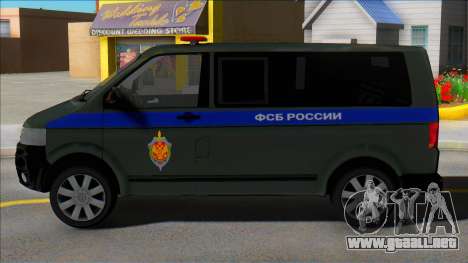 Volkswagen Transporter T5 FSB de Rusia para GTA San Andreas