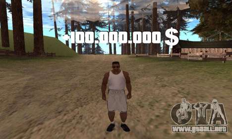 Más $100,000,000 y limpiar la búsqueda para GTA San Andreas