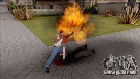 Explosion Punch para GTA San Andreas