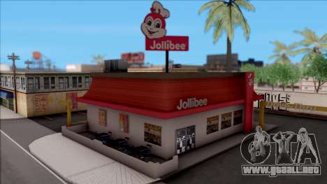 Jollibee Store Los Santos para GTA San Andreas