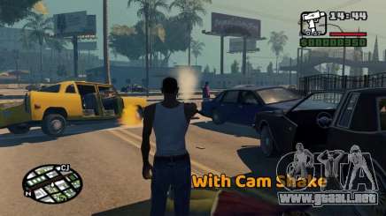 Shaking Cam para GTA San Andreas