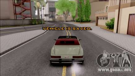 UngSaveCar v1 para GTA San Andreas