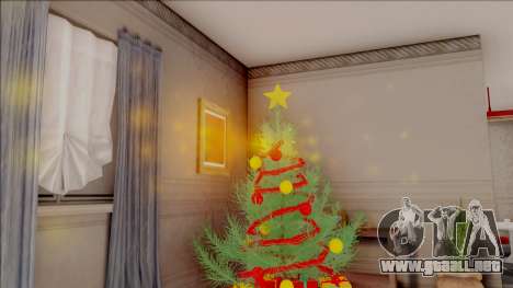 Christmas Tree in El Corona House para GTA San Andreas