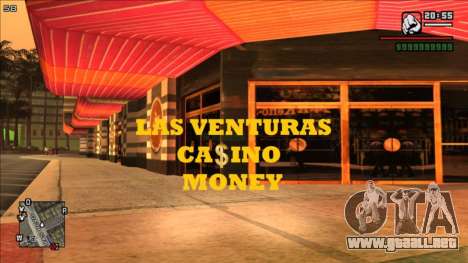 Money Las Venturas para GTA San Andreas