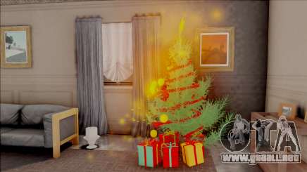 Christmas Tree in El Corona House para GTA San Andreas