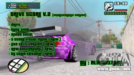 Drive Score v.2 para GTA San Andreas