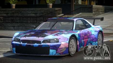 Nissan Skyline R34 G-Custom L4 para GTA 4