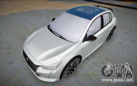 Peugeot 208 2020 (interior lowpoly) para GTA San Andreas