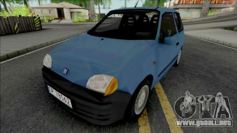 Fiat Seicento Blue para GTA San Andreas