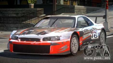 Nissan Skyline R34 G-Custom L9 para GTA 4