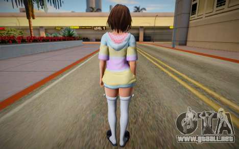 DOAXVV Tsukushi Loose Fluffy Parka para GTA San Andreas