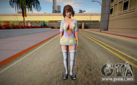 DOAXVV Tsukushi Loose Fluffy Parka para GTA San Andreas