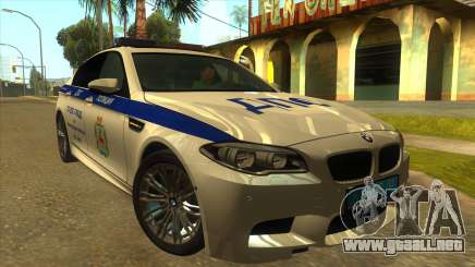 BMW M5 F10 GIBDD para GTA San Andreas