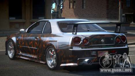 Nissan Skyline R34 BS U-Style PJ7 para GTA 4