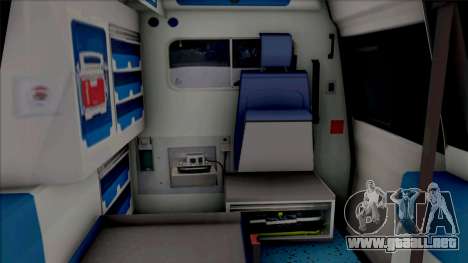 Volkswagen Transporter T5 Fire Brigade Ambulance para GTA San Andreas
