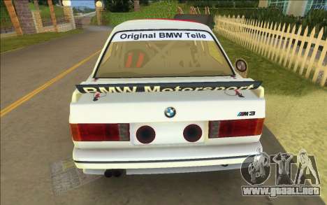 BMW M3 E30 DTM Group A para GTA Vice City