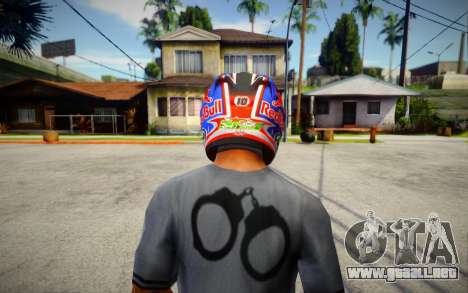 ARAI RX-7 Corsair Nicky Hayden para GTA San Andreas