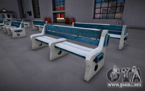 Winter Stone Bench para GTA San Andreas