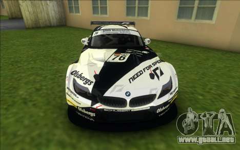 BMW Z4 GT3 para GTA Vice City