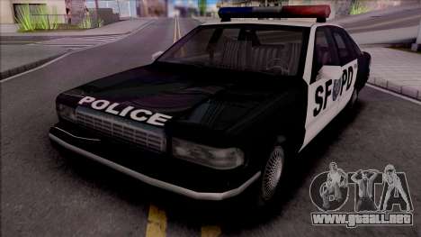Beta Premier Police SF (Final) para GTA San Andreas