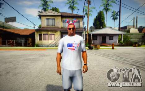 T-shirt Independence Day DLC V1 para GTA San Andreas